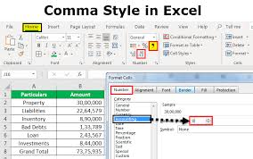 Comma Style In Excel Shortcut How To Use Comma Number
