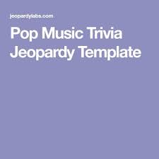 So turn the radio up and explore this collection of top 40 news, reviews, awards, and roundups. Pop Music Trivia Jeopardy Template Music Trivia Music Trivia Questions Trivia Jeopardy
