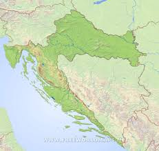 This map was created by a user. Croatia Physical Map