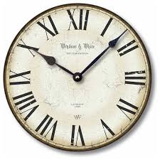 Vintage Style Roman Numeral Clock