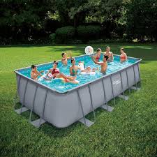 deep metal frame pool package