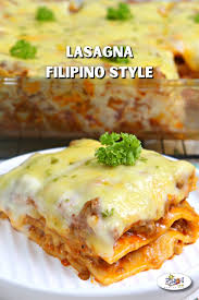 filipino style lasagna recipe