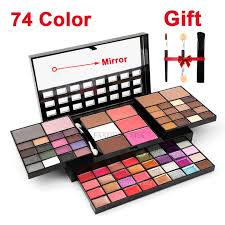 74 color beginner makeup set box makeup