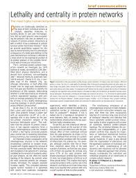 centrality in protein networks
