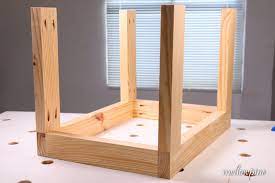 build a box frame out of 2x4s easy diy