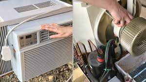 deep cleaning a window air conditioner