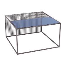 Metal Wire Base Coffee Table