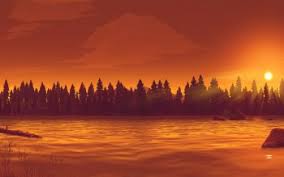 • firewatch is a mystery set in the wyoming wilderness, where your only emotional lifeline is the person on the other end of a handheld radio. 52 Firewatch Hd Wallpapers Background Images Wallpaper Abyss