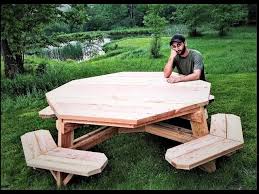Octagon Picnic Table Build With Free