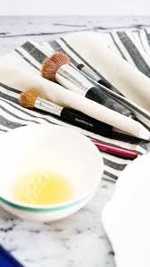 diy makeup brush cleaner going zero waste