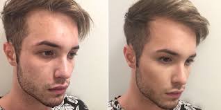 men demonstrate power of natural makeup