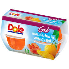 dole fruit bowls mandarins in orange