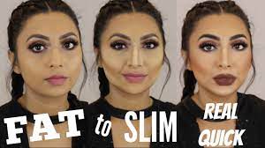 highlight tutorial fat to slim face