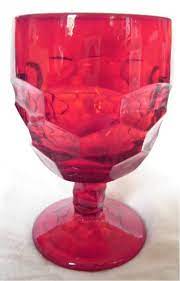 Sean George Pressed Glass And Goblets