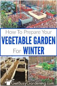 Vegetable Garden Ready For Winter