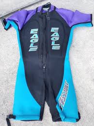 Mens Large Barefoot Suit Blue Black And Purple With Eagle