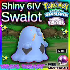 Shiny SWALOT 6IV  Pokemon Brilliant Diamond and Shining Pearl - Etsy Sweden