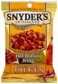 snyders hot buffalo wing pretzel pieces