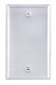 Leviton Silver 1 Gang Stainless Steel