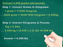 How To Convert Metric Weight To Pounds 7 Steps With Pictures