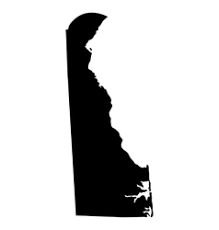 Image result for outline of Delaware