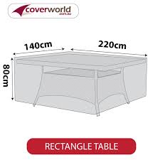 Rectangle Patio Table Cover 220cm 2