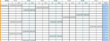 Schedule Maker Template Free Work And Employee Excel Game