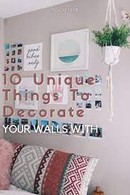 10 Unique Things To Decorate Your Walls