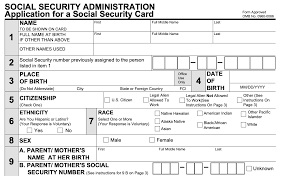 form ss 5 social security card