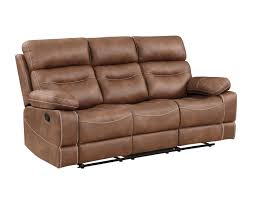 rudger manual reclining sofa chestnut