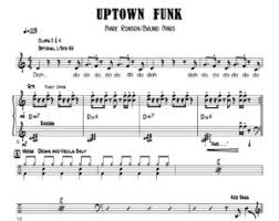 Uptown Funk Condensed Rhythm Chart Bobby Cruz Music