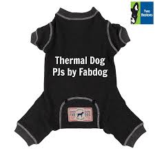 Charcoal Thermal Pjs By Fabdog Dog Pajamas Designer Dog