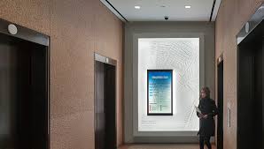 Transparent Lcd Screen With Data Visualization In Commercial