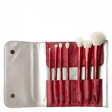 brush set 7 pcs marble red brush