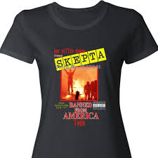 Skepta Banned From America Tour T Shirt Boy Better Know Cool Casual Pride T Shirt Men Unisex New Fashion Loose Size Top Tops