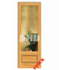 1 Lite French Clear Glass Bottom Panel