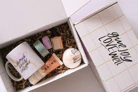 custom gift box give with joy