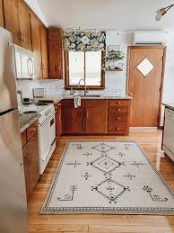 our new washable kitchen rug dream