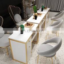 salon furniture wood nail tables