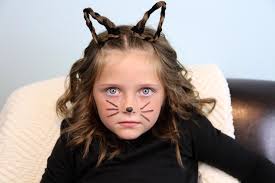 braided kitty cat ears halloween