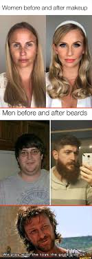 makeup men before and after beards
