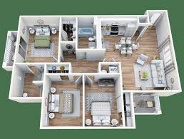 3 bedroom apartments for in los