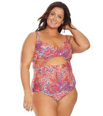 Sunsets Curve Plus Size Samba Sasha Crossover One Piece Swimsuit At Swimoutlet Com Free Shipping