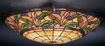 The american designer louis comfort tiffany, for this purpose, has exploited all shapes and sizes possible and imaginable. Kichler Lighting 69038 Secret Garden Tiffany Art Nouveau Semi Flush Mount Ceiling Light Kch 69038 Glass Kitchen Lights Glass Painting Designs Flush Mount Ceiling Lights