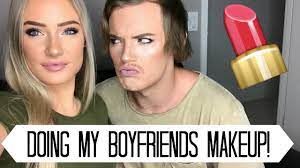 doing my boyfriends makeup you