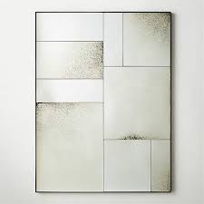 Clooney Antiqued Panel Wall Mirror 36