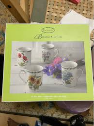 portmeirion botanic garden mug set
