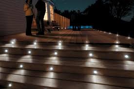Deck Stairs Lighting Solar Deck Design And Ideas