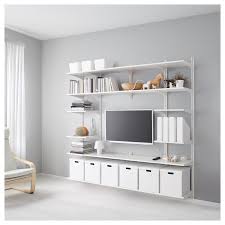 Algot Wall Upright Shelves White