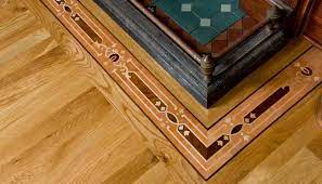 hardwood floor borders and inlays by